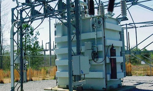 Power substation transformer installed by DFA